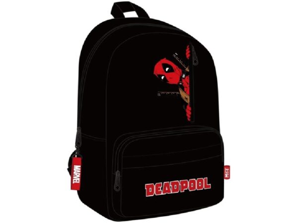Marvel Deadpool Red Logo Backpack 41x29x17cm