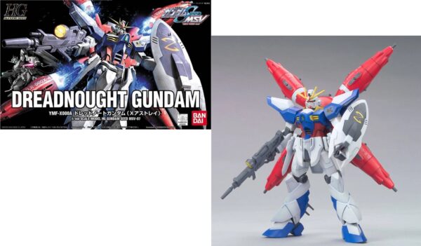 Gundam Seed MSV YMF-X000A Dreadnought HG 1/144 Bandai Model Kit