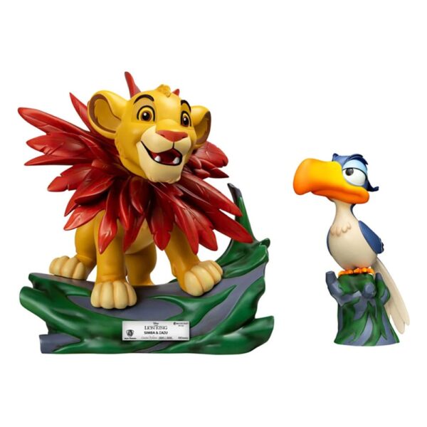 Disney The Lion King Simba & Zazu Master Craft Beast Kingdom Statue