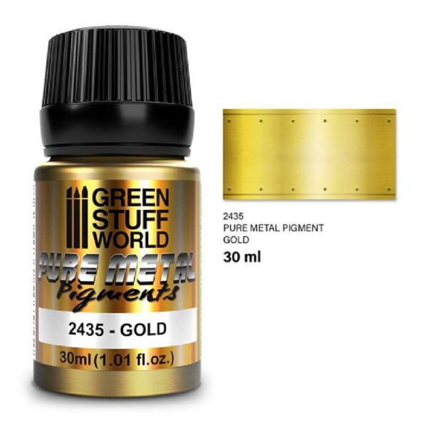 Green Stuff World Pure Metal Pigments Gold 30ml