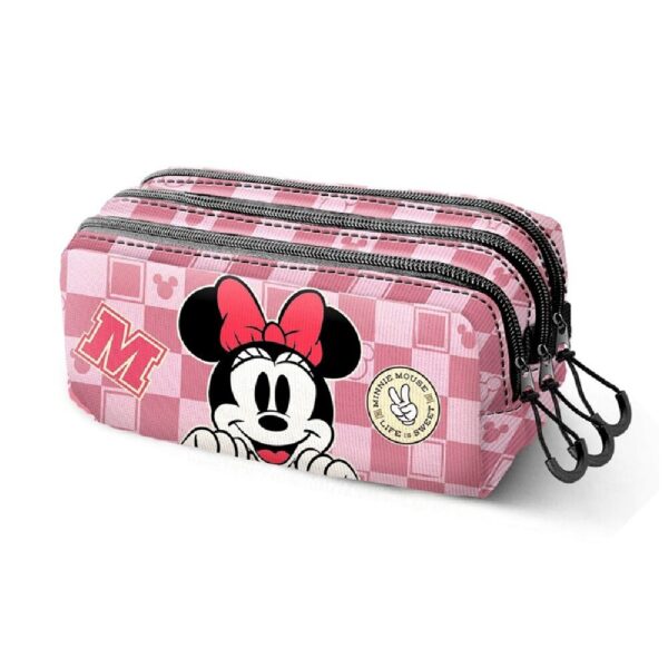 Disney Minnie Mouse Journey Trick Triple Pencil Case
