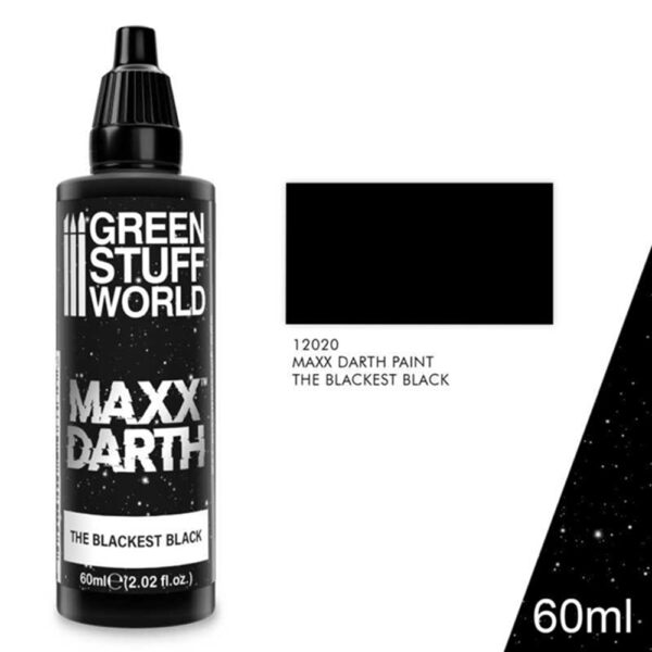 Green Stuff World Maxx Darth The Blackest Black Paint 60ml