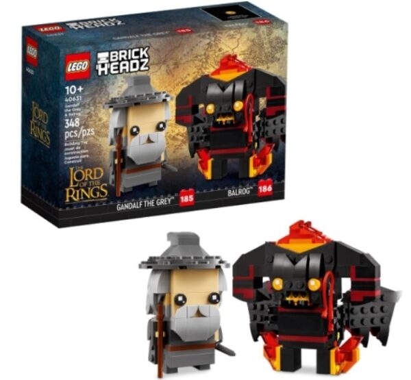 LEGO Brickheadz 40631 Gandalf the Grey and Balrog