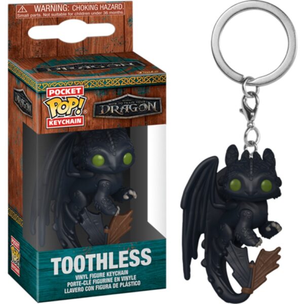 Pocket POP! Keychain How To Train Your Dragon - Toothless