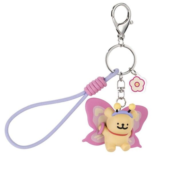 Maltese Butterfly Retriver Random Keychain