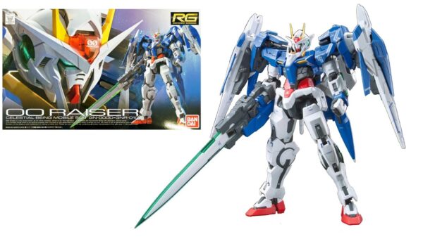 Gundam GN-0000+GNR-010 OO Raiser RG 1/144 Bandai Model Kit
