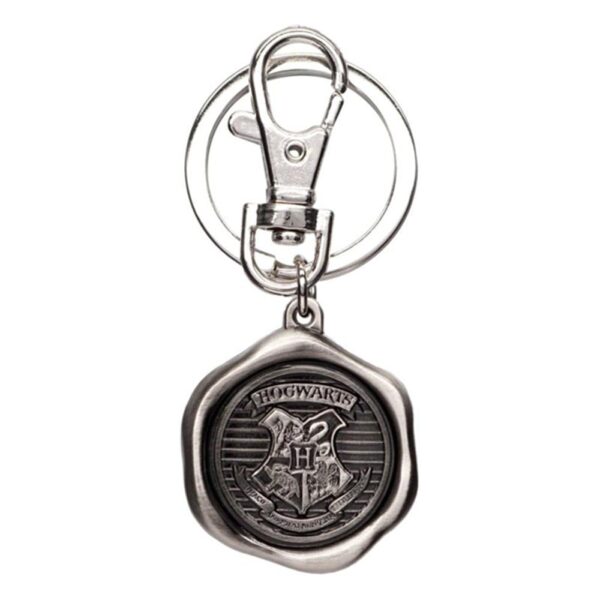 Harry Potter Hogwarts Logo Pewter Keychain