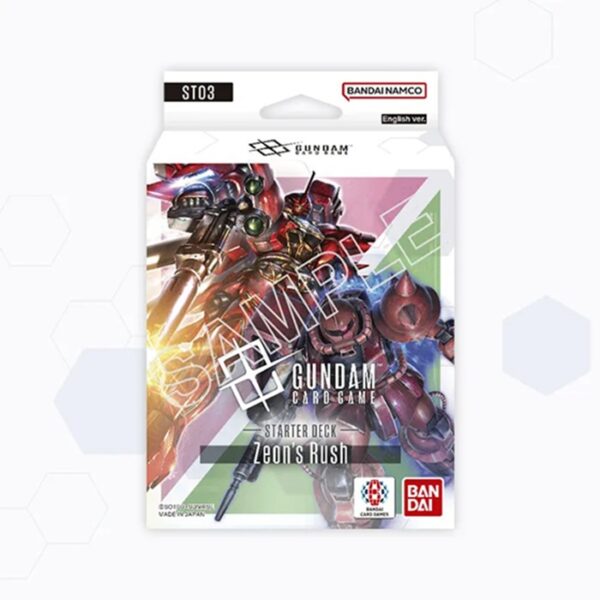 Gundam Card Game: Zeon's Rush Starter Deck [ST03]