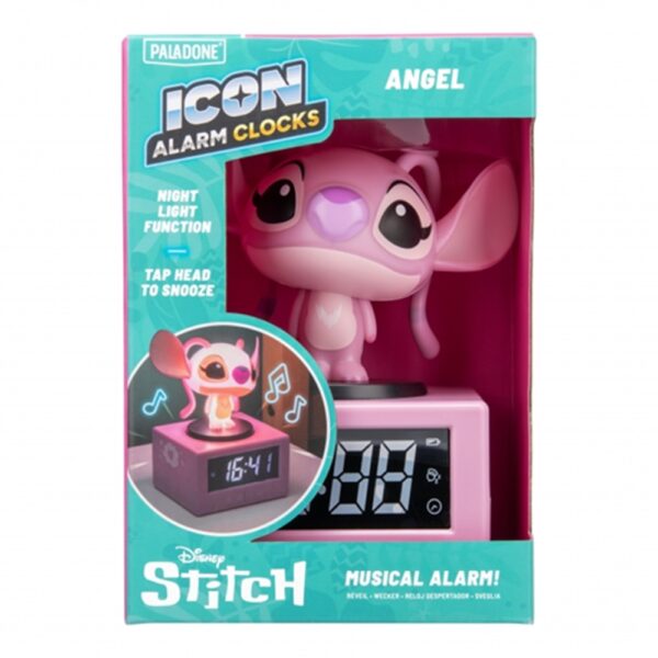 Disney Stitch Angel Icon Lamp Alarm Clock