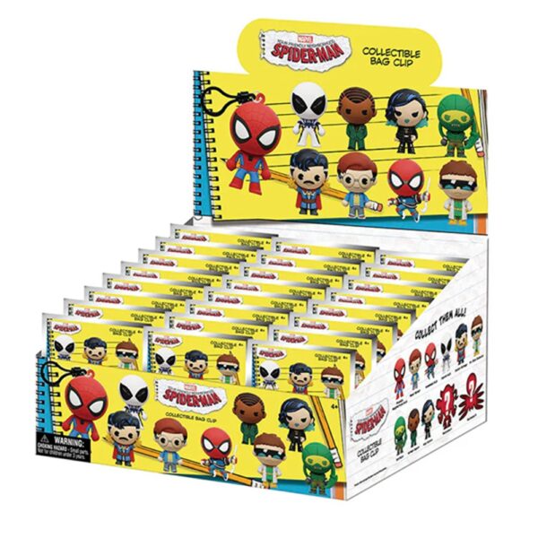 Marvel Spider-Man My Friendly Neighborhood Mystery 3D Foam Bag Clip