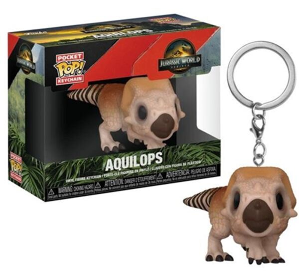 Pocket POP! Keychain Jurassic World Rebirth - Aquilops