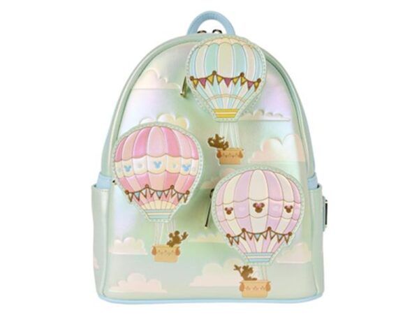 Disney Mickey "Hot Air Balloon" Green Loungefly Backpack