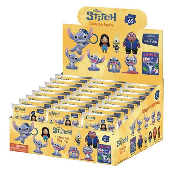 Disney Lilo & Stitch Movie Mystery 3D Foam Bag Clip