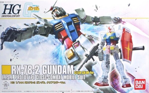 Gundam RX-78-2 Clear Color HGUC 1/144 Bandai Model Kit