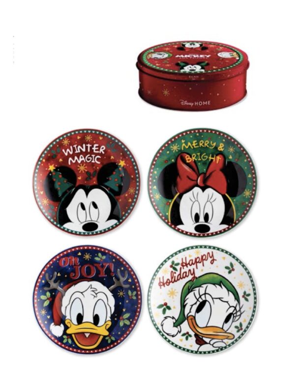 Disney Magic Winter Set of 4 Dessert Plates 19,5cm