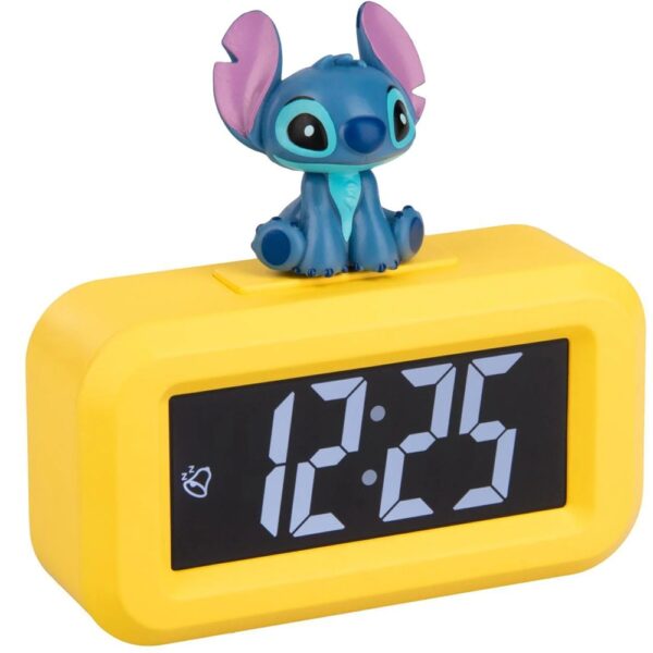 Disney Stitch Mini Figure Alarm Clock