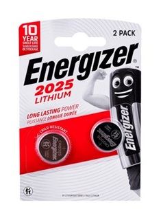 Energizer 2025 Lithium 2 Pack Batteries