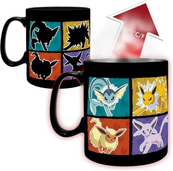 Pokemon Eevee Evolutions Heat Change Mug 460ml
