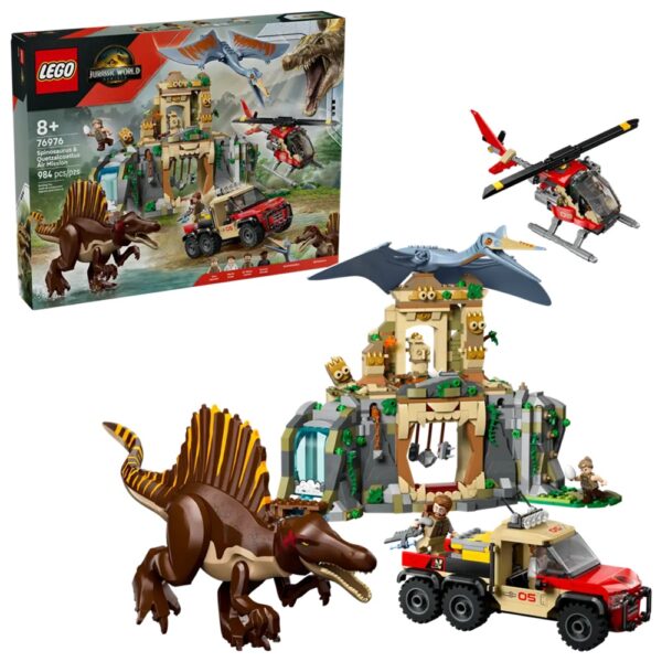 LEGO Jurassic World 76976 Spinosaurus & Quetzalcoatlus Air Mission