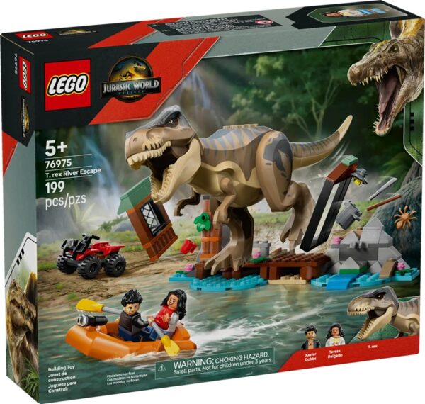 LEGO Jurassic World 76975 T-Rex River Escape