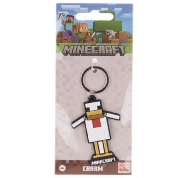 Minecraft Duck Rubber Keychain