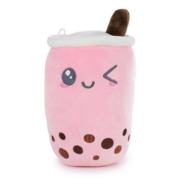 Kawaii Bubble Tea Pink Plush 28cm