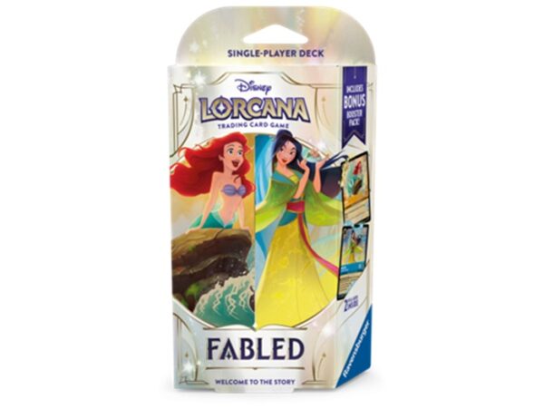 Disney Lorcana TCG: Fabled Amber Sapphire Starter Deck