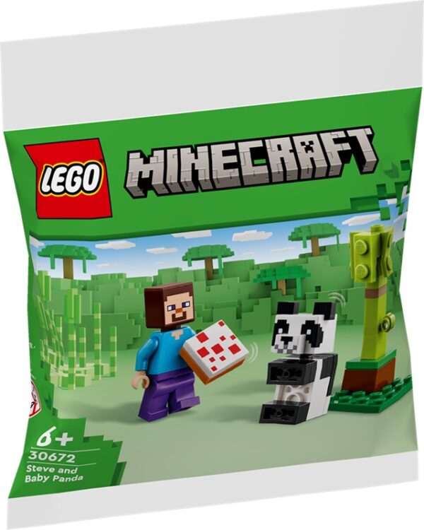LEGO Minecraft 30672 Steve and Baby Panda