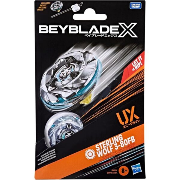 Beyblade X Sterling Wolf 3-80 FB UX Starter Pack