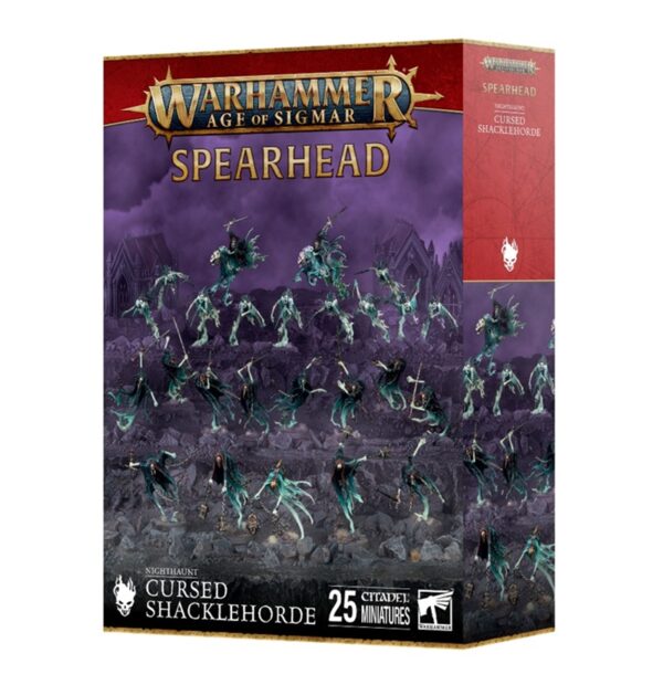 Warhammer Age Of Sigmar Nighthaunt Cursed Shacklehorde Spearhead (70-914)