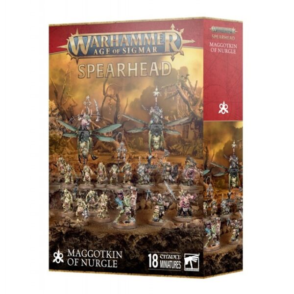 Warhammer Age Of Sigmar Maggotkin Of Nurgle Spearhead (70-832)