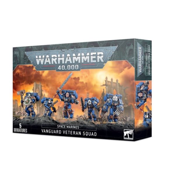 Warhammer 40,000 Space Marines Vanguard Veteran Squad (48-18)