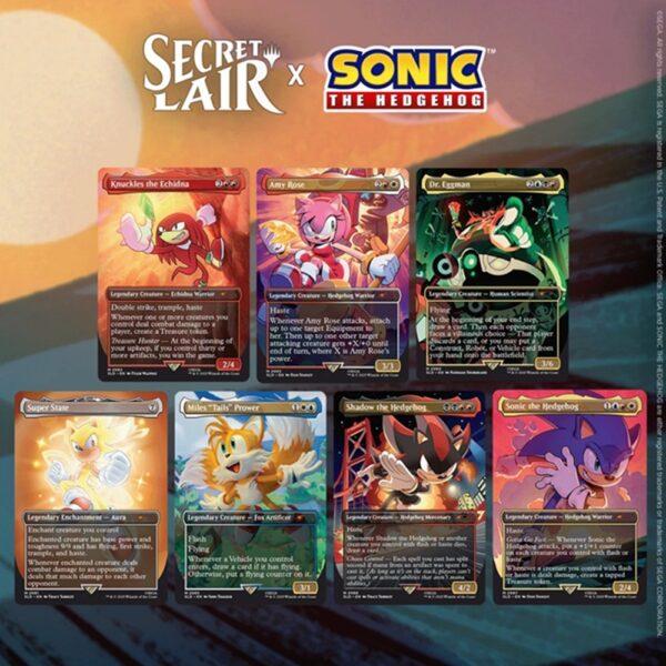 Magic The Gathering TCG: Secret Lair x Sonic: Friends & Foes Non Foil