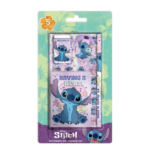 Disney Stitch Stationery Set 5pc