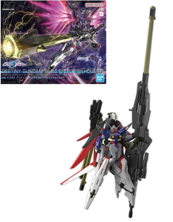 Gundam Destiny Gundam Spec II & Zeus Silhouette HG 1/144 Bandai Model Kit