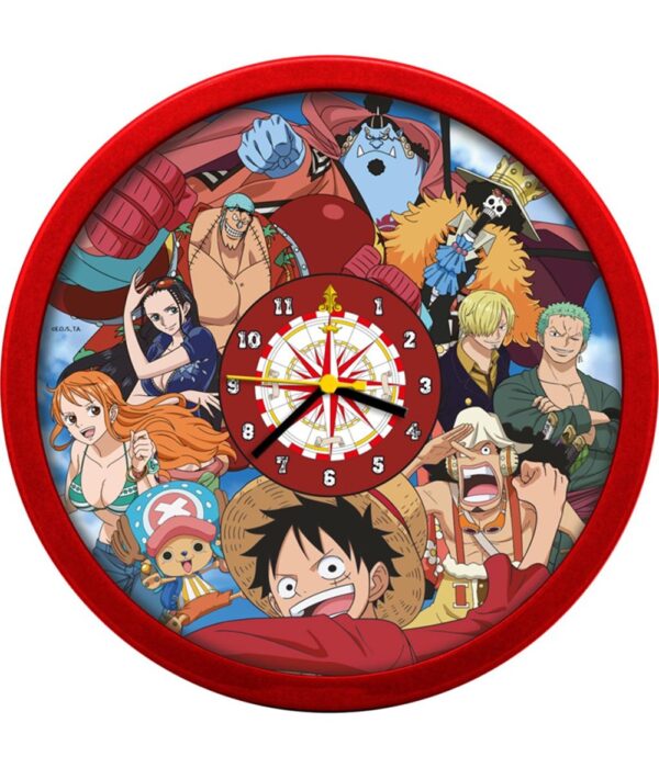 One Piece Wall Clock 25x25cm