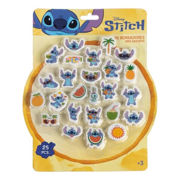 Disney Stitch Summer Pack of 25 Erasers