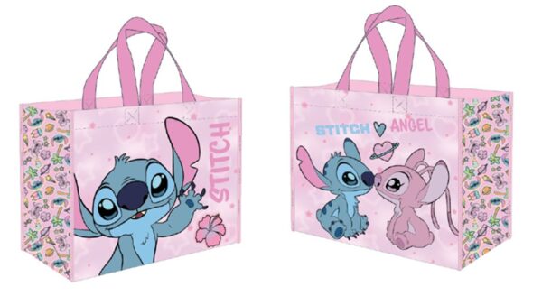 Disney Stitch & Angel Cute & Pluffy Shopping Bag