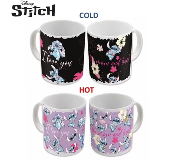 Disney Stitch I Love U Heat Change Mug
