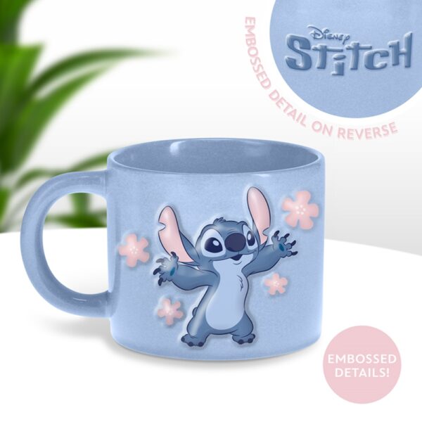 Disney Stitch Embossed Mug