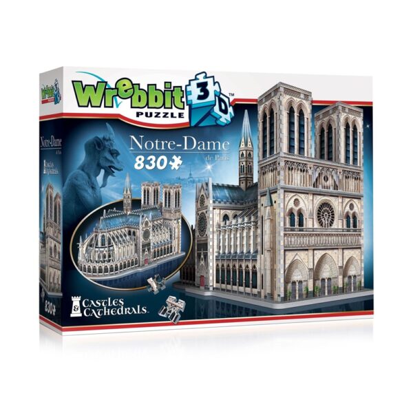 Notre Dame de Paris 3D Puzzle 830 Pieces
