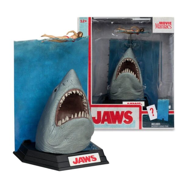 Jaws 50th Anniversary Movie Maniacs McFarlane Figure