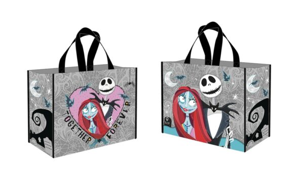 Disney Nightmare Before Christmas Jack & Sally Christmas Shopping Bag