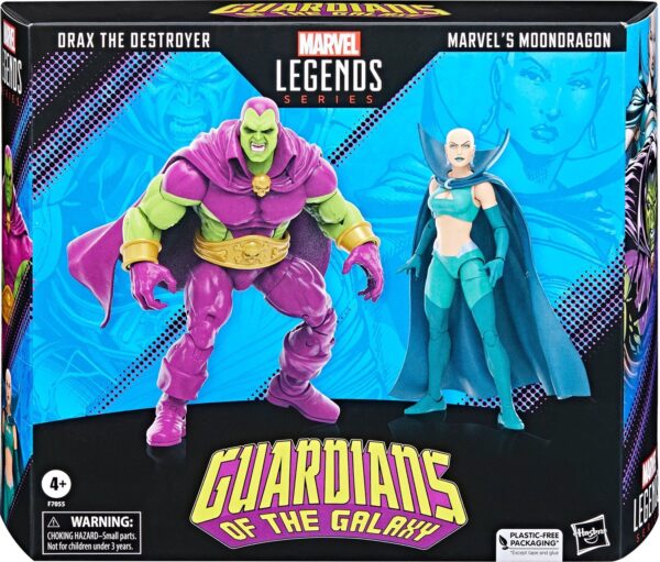 Marvel Guardians of the Galaxy Drax the Destroyer & Marvel's Moondragon Hasbro Figures
