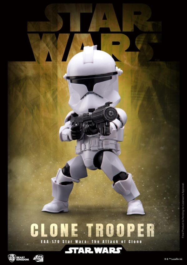 Star Wars Clone Trooper Egg Attack Action Beast Kingdom Figure