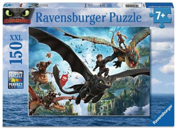 How To Train Your Dragon Puzzle 150 Pieces XXL