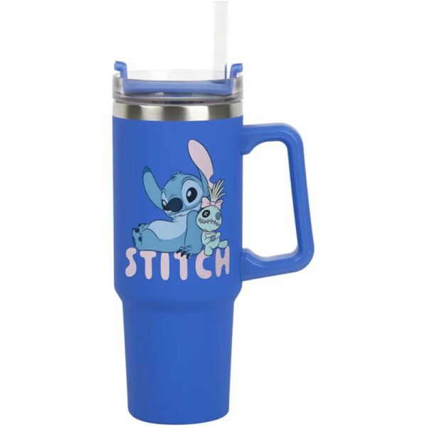 Disney Stitch Travel Mug XL 900ml with straw