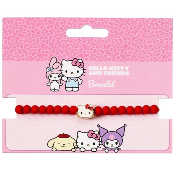 Hello Kitty Red Bead Bracelet