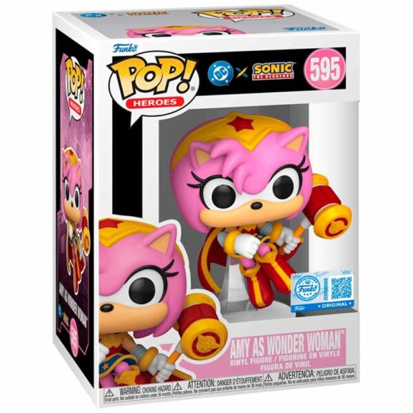 Funko POP! Sonic The Hedgehog N° 595 - Amy As Wonder Woman