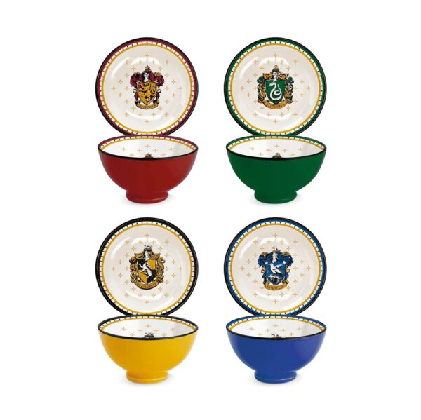 Harry Potter The 4 Houses Set of 4 Bowls